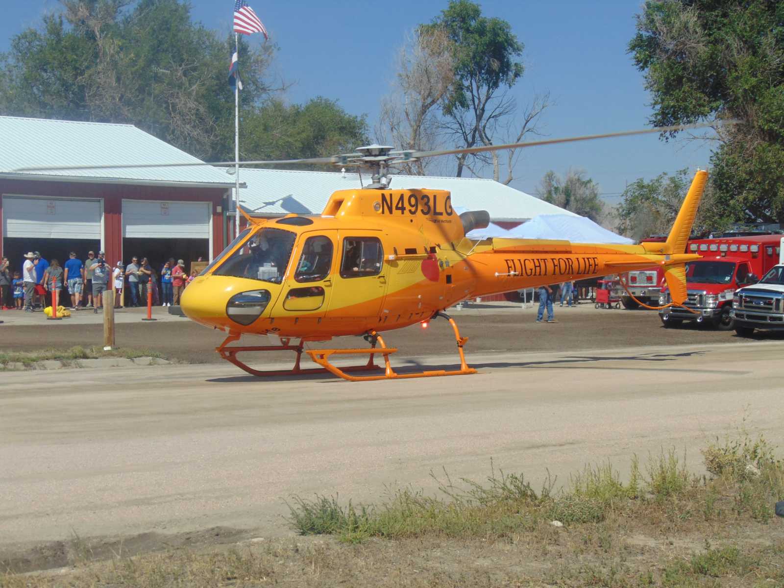 2021 Simla Volunteer Fire Department Flight For Life Helicopter