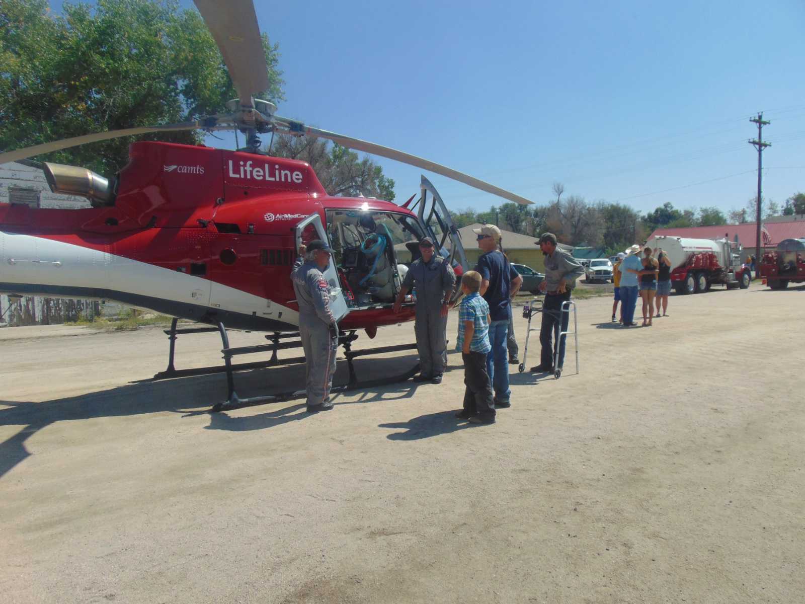 2021 Simla Volunteer Fire Department Life Line Helicopter Demonstration